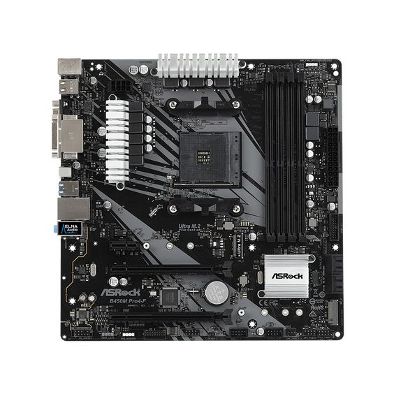 Mainboard ASROCK B450M PRO4 F (ảnh 2)